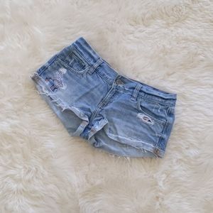 Abercrombie patchwork shorts